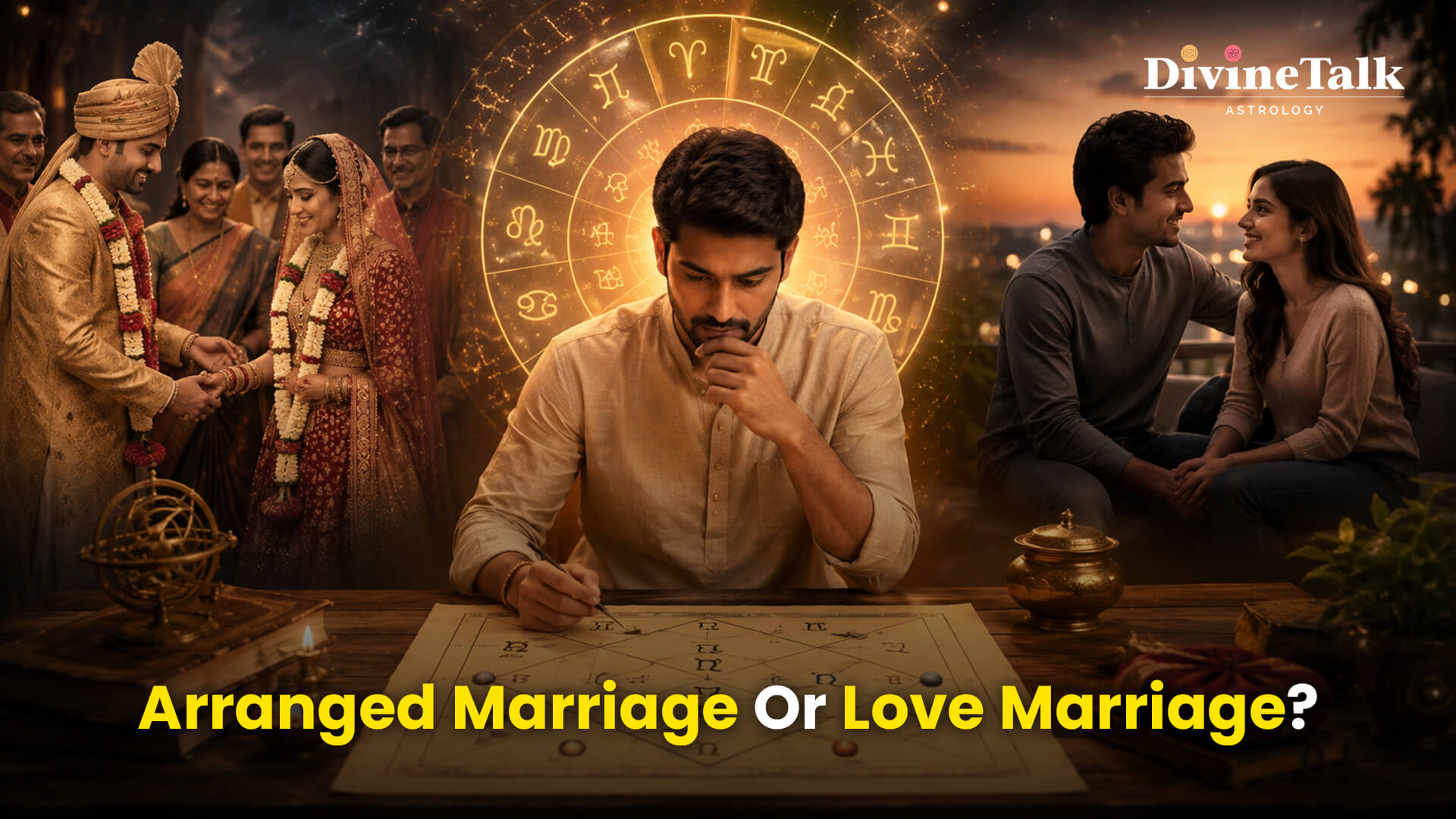 Does Your Birth Chart Indicate Arranged Marriage Or Love Marriage?