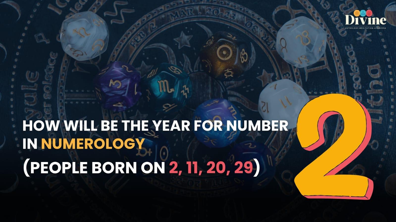 How Will Be The Year For Number 2 In Numerology  (People Born On 2, 11, 20, 29)