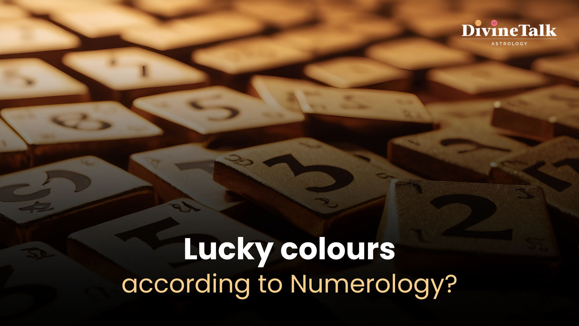 What are the lucky colours according to Numerology?