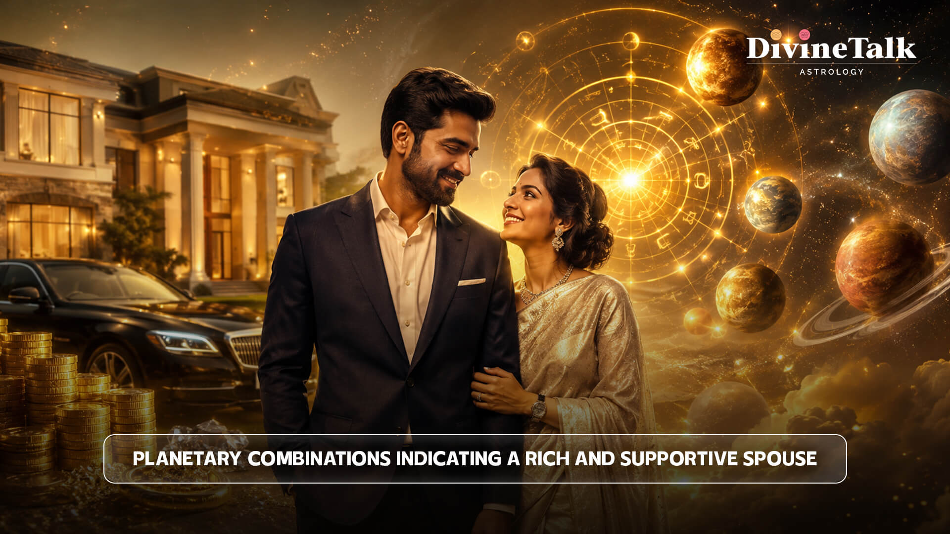 Planetary Combinations Indicating a Rich and Supportive Spouse
