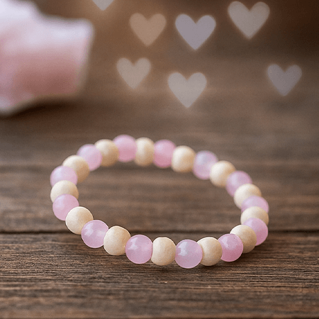 Natural Rose Quartz Bracelet