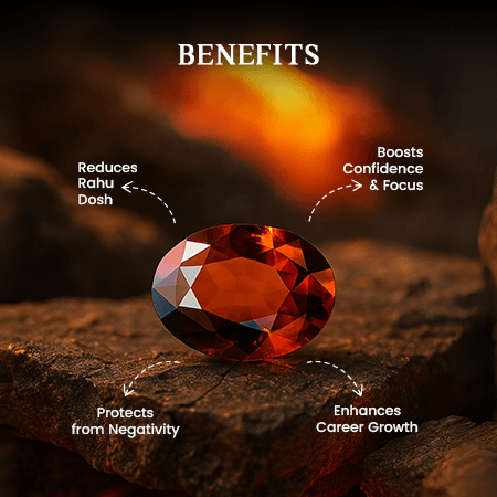 Hessonite (Gomed) - 5 Ratti