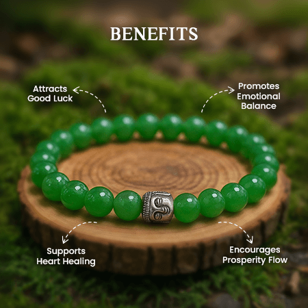 Natural Green Jade Bracelet