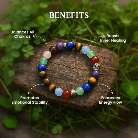 Natural Seven Chakra Bracelet