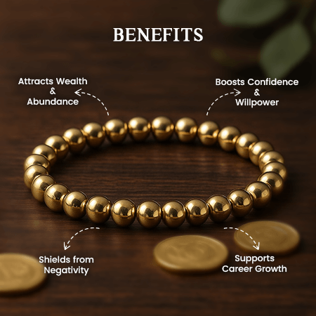 Natural Golden Pyrite Bracelet