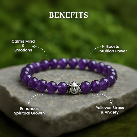 Natural Amethyst Bracelet