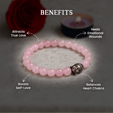 Natural Rose Quartz Bracelet